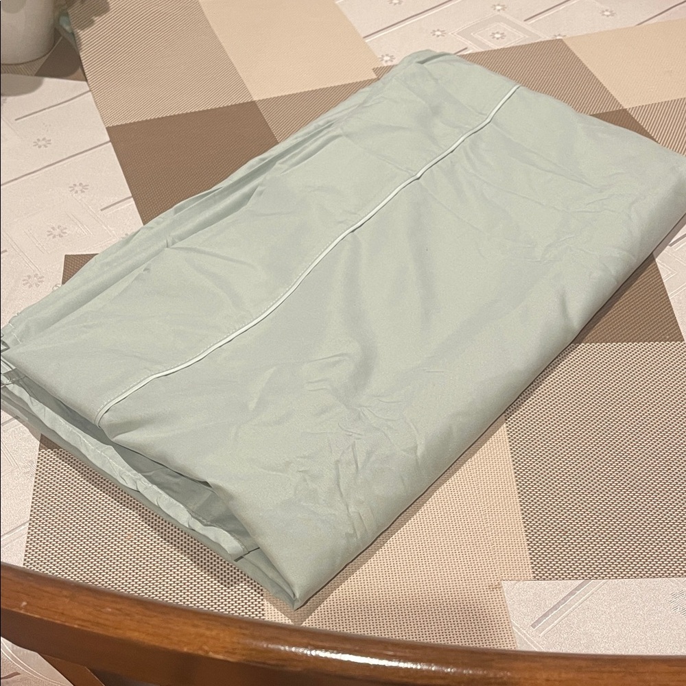 Queen Size Flat Sheet- Mint Green